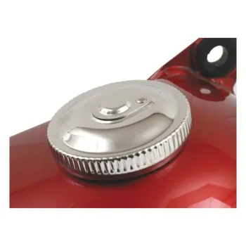 cafe 4 racer - Tank filler cap for Honda motorbikes with quick release machined from billet aluminium, Accossato brand code FC125 - Accossato  Fuel Caps 