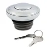 cafe 4 racer - Gas cap vented with lock, chrome - MCS Fuel Caps 