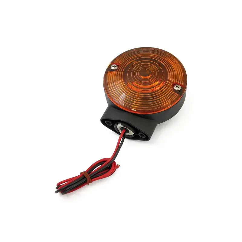 TURN SIGNAL ASSY, FRONT. AMBER LENS