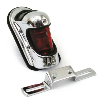 cafe 4 racer - Sparto taillight, polished - MCS Bulb rear lights 