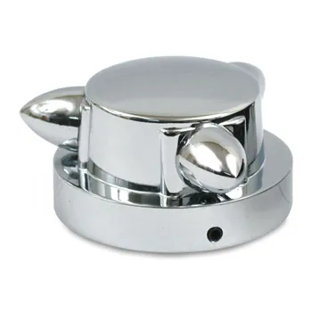 cafe 4 racer - Kromett, kryt víčka plynu malý. Chrom - MCS Víčko nádrže 