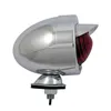 cafe 4 racer - Bullet marker light. Chrome. Red lens. SF. Stud mount. Visor - MCS Standard indicators 
