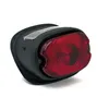 cafe 4 racer - Early 55-72 style taillight. Black - MCS Bulb rear lights 