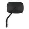 cafe 4 racer - Late OEM style mirror, short stem, left side. Black - MCS Standard mirrors 