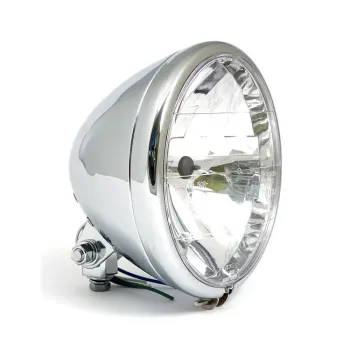 cafe 4 racer - CRUISER 6-1/2" HEADLAMP - MCS Headlights bottom mount 