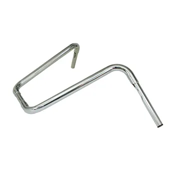 cafe 4 racer - 1-1/4" Buffalo Apehangers, 18" high, chrome - MCS H&D & Custom  