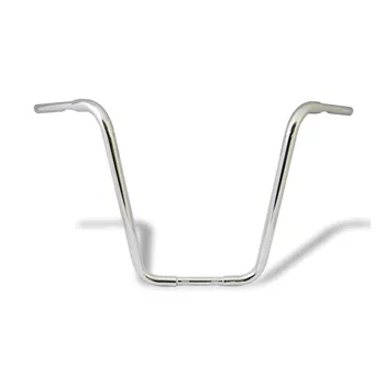 cafe 4 racer - 1-1/4" Buffalo Apehangers, 20" high, chrome - MCS H&D & Custom  