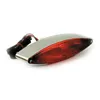 cafe 4 racer - Snakelight taillight. Chrome - MCS Bulb rear lights 