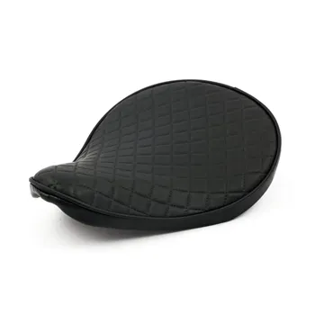 cafe 4 racer - Fitzz, custom solo seat. Black Diamond. Small. 4cm thick - MCS Bobber Solo Seats 