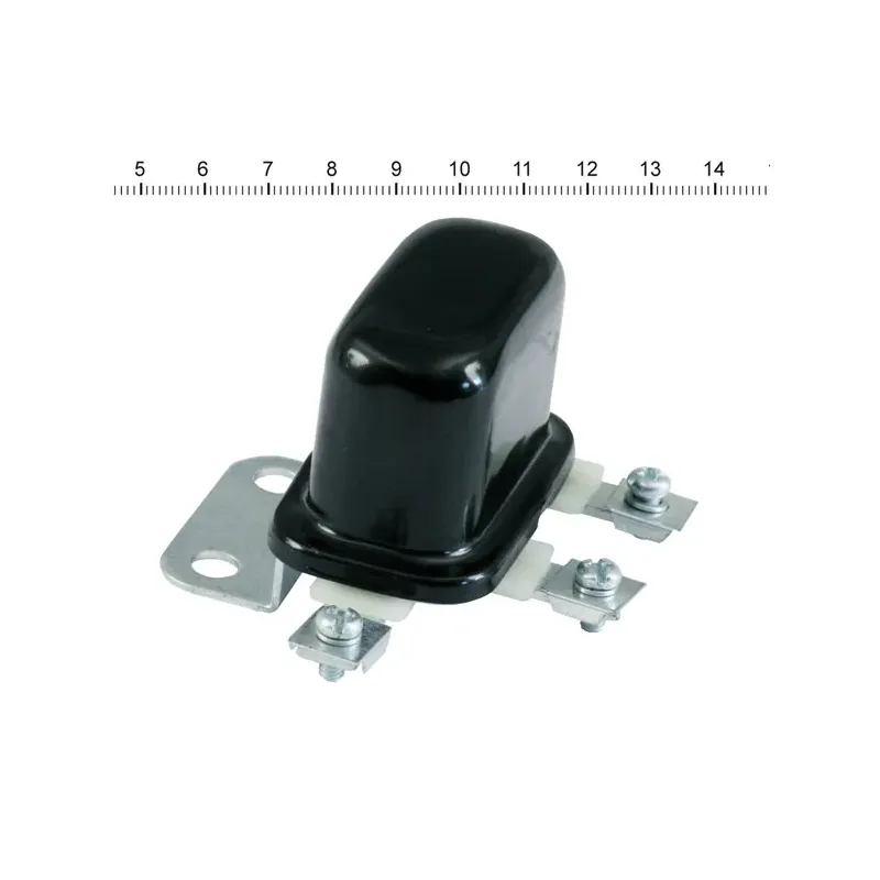cafe 4 racer - Starter relay, mechanical. Black - MCS Flasher&Starter  Relays  