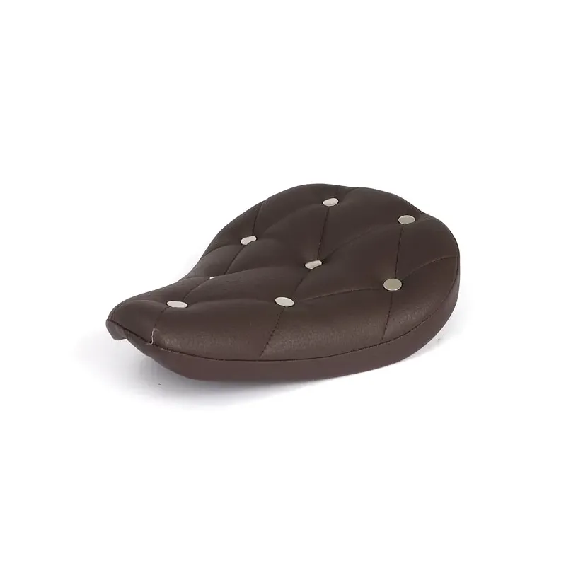 cafe 4 racer - Fitzz, samostatné sedadlo. Malá hnědá/hnědá tloušťka 4 cm - MCS Sólo sedadla Bobber 