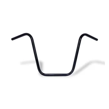 cafe 4 racer - Apehanger handlebar, 16" rise, 1" black - MCS H&D & Custom 