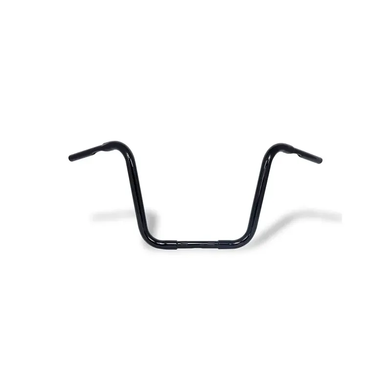 1-1/4" Buffalo Apehangers, 14" high, black