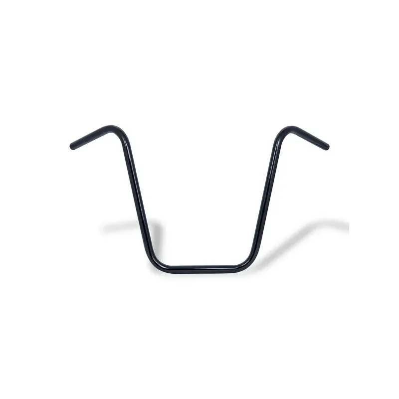 cafe 4 racer - Apehanger handlebar, 18" rise,1" black - MCS H&D & Custom 