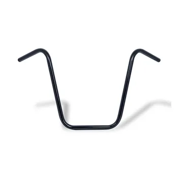 cafe 4 racer - Apehanger handlebar, 18" rise,1" black - MCS H&D & Custom 