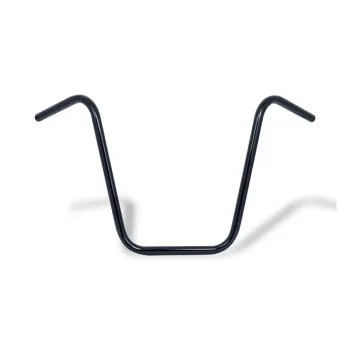 cafe 4 racer - Apehanger handlebar, 18" rise,1" black - MCS H&D & Custom 