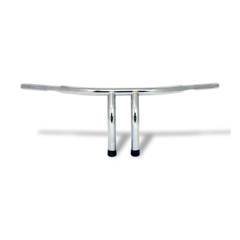cafe 4 racer - Fat 1-1/4" Tiller bar, 10" rise, chrome - MCS H&D & Custom 