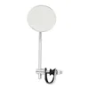 cafe 4 racer - Round clamp-on style steel mirror, 3" with 6" stem - MCS Standard mirrors 