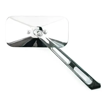 cafe 4 racer - MIRROR RECTANGULAR LONG STEM CHROME - MCS Standard mirrors 
