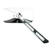 cafe 4 racer - MIRROR RECTANGULAR LONG STEM CHROME - MCS Standard mirrors 