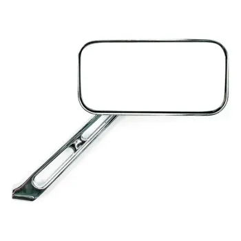 cafe 4 racer - MIRROR RECTANGULAR LONG STEM CHROME - MCS Standard mirrors 