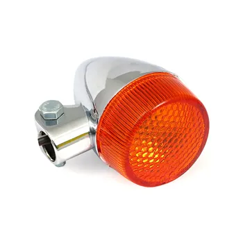cafe 4 racer - Bullet light turn signal ECE appr. Chrome - MCS Special indicators 