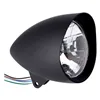 cafe 4 racer - CLASSIC 5-3/4 INCH HEADLAMP W/VISOR - MCS Headlights bottom mount 