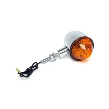cafe 4 racer - Fastline, sada LED smeroviek. Chróm, jantárová šošovka - MCS Standardní ukazatele směru 