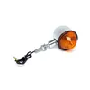 cafe 4 racer - Mini bullet lights, chrome. Amber lens - MCS Standard indicators 