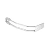 cafe 4 racer - Behind tire license plate holder, axle mount. Chrome - MCS License plate holders 