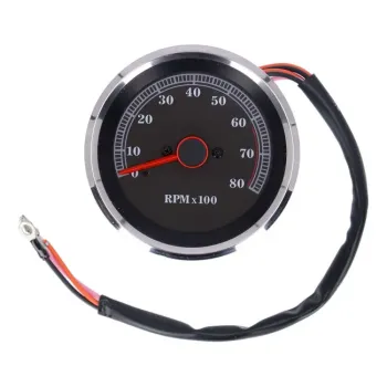 cafe 4 racer - TACHOMETER - 6200 RPM REDLINE - MCS Analog speedometers 
