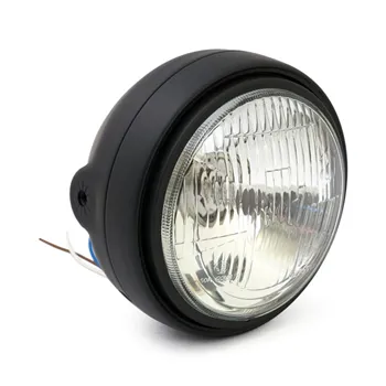 cafe 4 racer - ROADSTER HEADLAMP 5-3/4 INCH H4 - MCS Headlights side mount 