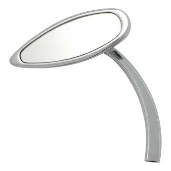 cafe 4 racer - Custom Oval mirror. Chrome - MCS Standard mirrors 