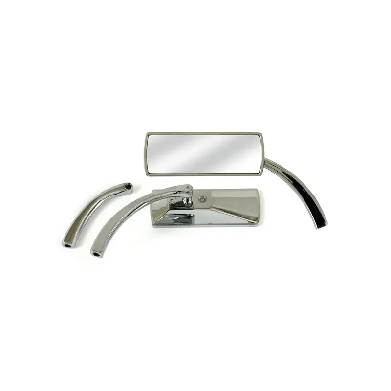 cafe 4 racer - Custom Rectangular mirror. Chrome - MCS Standard mirrors 