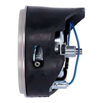 cafe 4 racer - FL speedometer, 62-67 electra face, black/silver. 1:1 MPH - MCS Analog speedometers 