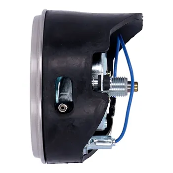 cafe 4 racer - FL speedometer, 62-67 electra face, black/silver. 1:1 MPH - MCS Analog speedometers 