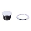 cafe 4 racer - Pop-up gas cap set. Chrome - MCS Fuel Caps 
