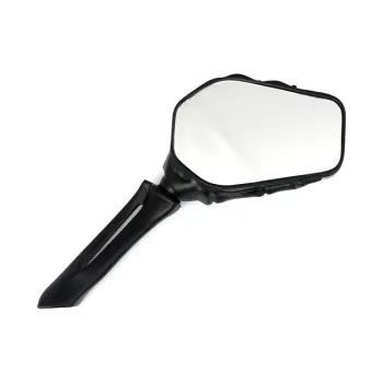 cafe 4 racer - Oval mirror set aluminum chrome - MCS Standard mirrors 