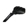cafe 4 racer - Skeleton mirror set, full black - MCS Standard mirrors 