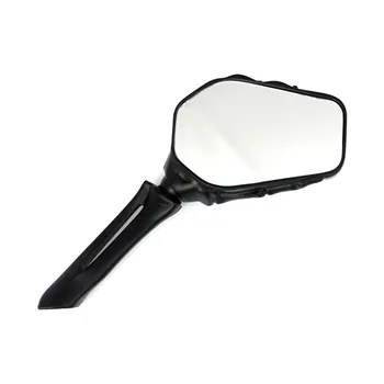 cafe 4 racer - Skeleton mirror set, full black - MCS Standard mirrors 