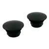 cafe 4 racer - BLACK GAS CAP SET, DOMED - MCS Fuel Caps 