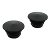 cafe 4 racer - BLACK GAS CAP SET, POINTED - MCS Fuel Caps 