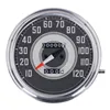cafe 4 racer - FL speedometer, 41-45 face, silver/black. 1:1 MPH - MCS Analog speedometers 