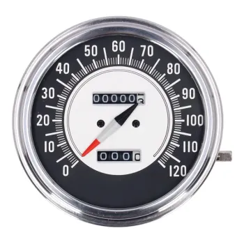cafe 4 racer - Stoker, electronic speedometer. 60mm. Black face - MCS Analog speedometers 