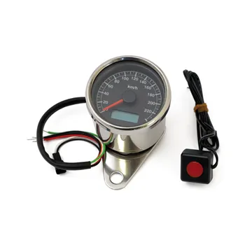 cafe 4 racer - Stoker, electronic speedometer. 60mm. Black face - MCS Analog speedometers 