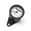 cafe 4 racer - Mini speedometer, 1:1 kmh black with white face plate - MCS Analog speedometers 