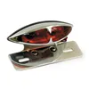cafe 4 racer - L.A. taillight kit. Dual bulb. License plate bracket. Chrome - MCS Bulb rear lights 