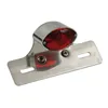 cafe 4 racer - Mini Catye taillight. Chrome. Aluminum bracket - MCS Bulb rear lights 