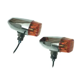 cafe 4 racer - LED-Blinker "Micro Space DARK" - HS MOTO Germany Standardní ukazatele směru 