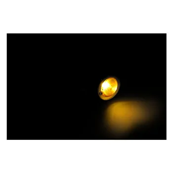 cafe 4 racer - Bullet turn signals, flat lens. Chrome - MCS Standard indicators 